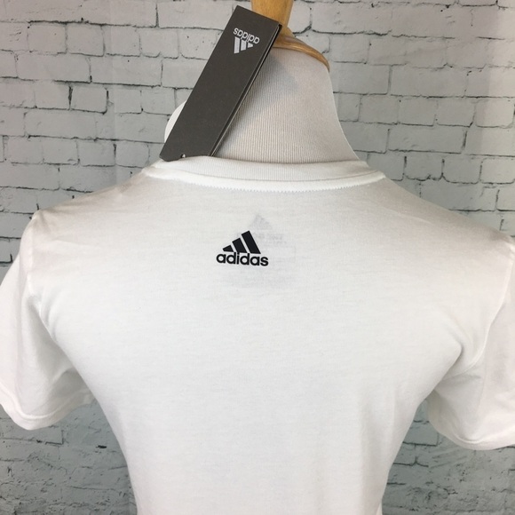 adidas NWT Women's Break The Ceiling T-Shirt Sz S empowerment feminist equality - Picture 4 of 9